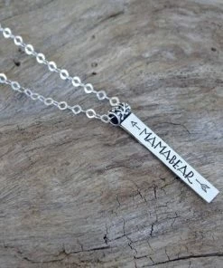 Onlineamericanstore Name Necklace, Personalized Jewelry, Custom Name Necklace, Personalized, Custom Name, Bridesmaid Gift, Custom Necklace, Bar Necklace