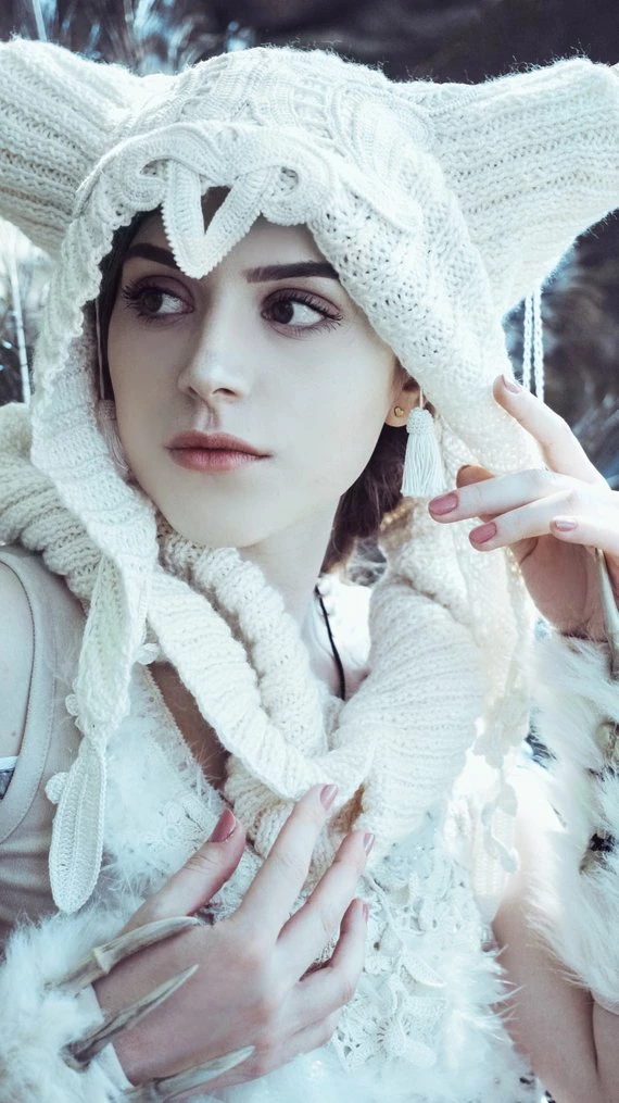 The American Store Burning Man Inspired White Queen Costume, Burning Man Womens White Queen Cosplay Outfit 9 The American Store Burning Man Inspired White Queen Costume, Burning Man Womens White Queen Cosplay Outfit