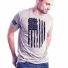 EraTees Distressed US Flag / Military / Cotton Short-Sleeve Unisex T-Shirt Mens Clothing