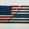 The American Store Aluminum American Flag, Thin Blue Line Flag, American Patriot, Patriotic Wall Decor, Police Tribute, Made In America, Handmade