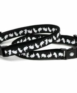 The American Store Halloween Cat Collar - Loopy Ghosts - Breakaway Cat Collar - Kitten Or Large Size