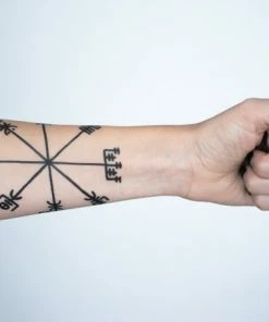 Onlineamericanstore Vegvisir Temporary Tattoo