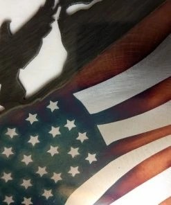 Turnandburncustomcut Home Of The Free Patriotic Metal Wall Decor