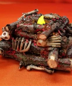 OldRaven Real Log Witch Fire, Halloween Prop, Miniature Log Fire, Halloween Decorative Fire, Tea Light, Flickering Log Flame, Creepy Display Decor 15 OldRaven Real Log Witch Fire, Halloween Prop, Miniature Log Fire, Halloween Decorative Fire, Tea Light, Flickering Log Flame, Creepy Display Decor