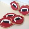 Baked Halloween Vampire Lip Cookies- 1 Dozen Halloween Costumes