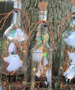 GiftstoGoUS Halloween Decorations Halloween Bottle Of Boos