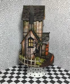 The American Store Halloween Putz House, OOAK, Handmade