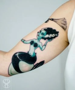 Onlineamericanstore The Mer-Bride Of Frankenstein Temporary Tattoo