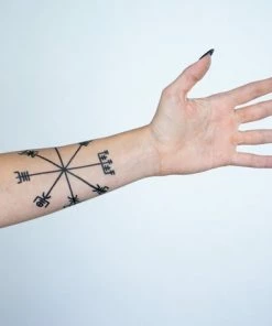 Onlineamericanstore Vegvisir Temporary Tattoo