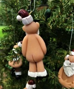 Onlineamericanstore Christmas Ornaments Naughty Santa, Christmas Ornament, Bad Santa, Naked Santa, Santa Ornament, Mrs Claus, Funny Christmas Ornament, 50 Shades, Ugly Ornament