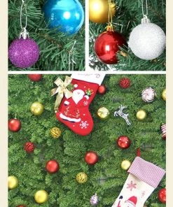 Onlineamericanstore 24pc 4cm Christmas Baubles | Christmas Tree Decoration | Basic Clear Plastic Sphere Baubles | Christmas Decor Christmas Decorations