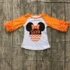 CreationsByJespersen Minnie Mouse Halloween Ruffle Shirt Halloween Clothing