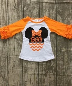 CreationsByJespersen Minnie Mouse Halloween Ruffle Shirt Halloween Clothing