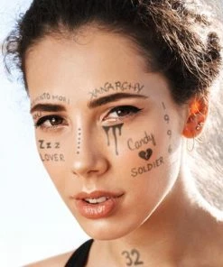 Onlineamericanstore Lil Xan Face Tattoo Set | Real To Life Temporary Tattoos | Halloween Costume | Skin Safe | 18Tattoos Included Halloween Temporary Tekashi69 Tattoos 11 Onlineamericanstore Lil Xan Face Tattoo Set | Real To Life Temporary Tattoos | Halloween Costume | Skin Safe | 18Tattoos Included Halloween Temporary Tekashi69 Tattoos