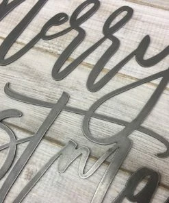 Onlineamericanstore Merry Christmas Metal Word | Farmhouse Christmas Decor | Christmas Tree Decorations | Christmas Decor | Gallery Wall Decor | Merry Christmas Christmas Decorations