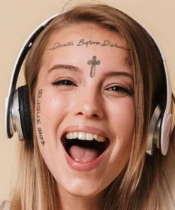 Onlineamericanstore Halloween Temporary Tekashi69 Tattoos 21 Savage Temporary Tattoo Set