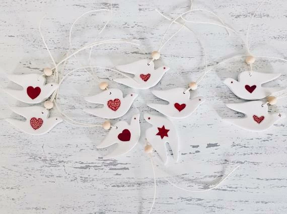 Onlineamericanstore Dove Ornaments,Swedish Christmas Decorations, Bird Ornaments, Scandinavian Christmas,Christmas Napkin Rings,Christmas Napkin Ties 11 Onlineamericanstore Dove Ornaments,Swedish Christmas Decorations, Bird Ornaments, Scandinavian Christmas,Christmas Napkin Rings,Christmas Napkin Ties