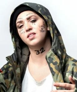 Onlineamericanstore Lil Xan Face Tattoo Set | Real To Life Temporary Tattoos | Halloween Costume | Skin Safe | 18Tattoos Included Halloween Temporary Tekashi69 Tattoos