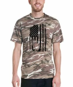 BoldNewRepublic Mens Clothing Remember Everyone Deployed Short-sleeved Camouflage T-shirt