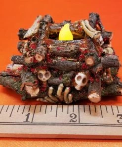 OldRaven Real Log Witch Fire, Halloween Prop, Miniature Log Fire, Halloween Decorative Fire, Tea Light, Flickering Log Flame, Creepy Display Decor 18 OldRaven Real Log Witch Fire, Halloween Prop, Miniature Log Fire, Halloween Decorative Fire, Tea Light, Flickering Log Flame, Creepy Display Decor