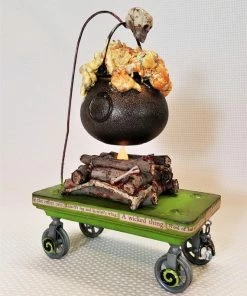 OldRaven Real Log Witch Fire, Halloween Prop, Miniature Log Fire, Halloween Decorative Fire, Tea Light, Flickering Log Flame, Creepy Display Decor 21 OldRaven Real Log Witch Fire, Halloween Prop, Miniature Log Fire, Halloween Decorative Fire, Tea Light, Flickering Log Flame, Creepy Display Decor