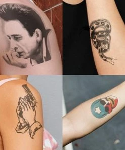 Onlineamericanstore Post Malone Super Mega Deluxe XL Magnum Temporary Tattoo Pack