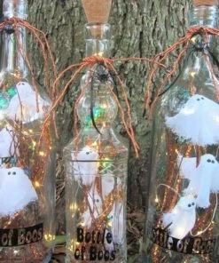 GiftstoGoUS Halloween Decorations Halloween Bottle Of Boos