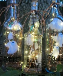 GiftstoGoUS Halloween Decorations Halloween Bottle Of Boos