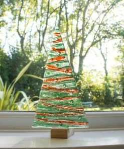 Onlineamericanstore Christmas Decorations 1 XL Glass Tree-Free UK Shipping-32cm / 12 1/2