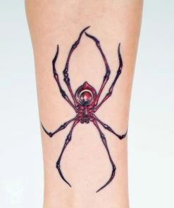 Onlineamericanstore Crescent Spider Halloween Temporary Tekashi69 Tattoos