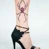 Onlineamericanstore Crescent Spider Halloween Temporary Tekashi69 Tattoos