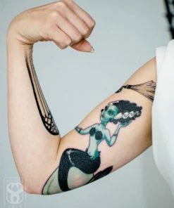 Onlineamericanstore The Mer-Bride Of Frankenstein Temporary Tattoo