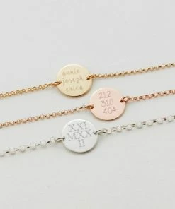 Onlineamericanstore Custom Name Accessories Custom Name Bracelet • Kids Name Bracelet • Personalized Disc Bracelet • Friendship Bracelet • Bestfriend Gift • Gifts For Mom • Sister Gift