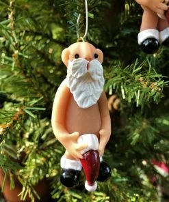 Onlineamericanstore Christmas Ornaments Naughty Santa, Christmas Ornament, Bad Santa, Naked Santa, Santa Ornament, Mrs Claus, Funny Christmas Ornament, 50 Shades, Ugly Ornament