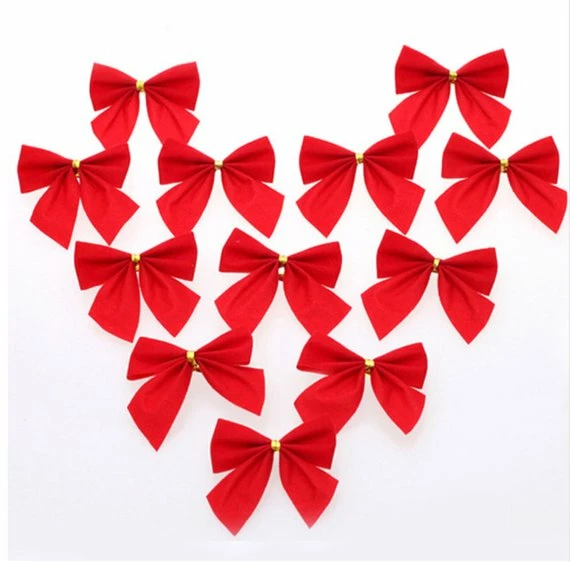 Onlineamericanstore Christmas Decorations 12PCS Pretty Bow Xmas Ornament Christmas Tree Decoration Festival Party Home Bowknots Baubles Baubles New Year Decoration 9 Onlineamericanstore Christmas Decorations 12PCS Pretty Bow Xmas Ornament Christmas Tree Decoration Festival Party Home Bowknots Baubles Baubles New Year Decoration