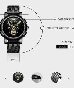 Onlineamericanstore Sugar Skull Men's Wristwatch - Day Of The Dead Watch, Men's Gift Watch, Day OF The Dead Gift Watch, Men's Skull Wristwatch, Free Shipping 11 Onlineamericanstore Sugar Skull Men's Wristwatch - Day Of The Dead Watch, Men's Gift Watch, Day OF The Dead Gift Watch, Men's Skull Wristwatch, Free Shipping