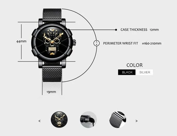 Onlineamericanstore Sugar Skull Men's Wristwatch - Day Of The Dead Watch, Men's Gift Watch, Day OF The Dead Gift Watch, Men's Skull Wristwatch, Free Shipping 6 Onlineamericanstore Sugar Skull Men's Wristwatch - Day Of The Dead Watch, Men's Gift Watch, Day OF The Dead Gift Watch, Men's Skull Wristwatch, Free Shipping