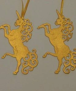 Onlineamericanstore Christmas Ornaments Christmas Tree Decorations, Rose Gold, Environmentally Friendly, Pack Of 5, Custom Colours