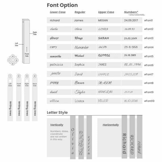 Onlineamericanstore Custom Name Accessories 14k Solid Gold Custom Name Vertical Bar Necklace, Elegant Personalized Four Sided Name Bar Necklace Is A Great Gift For Her. Christmas Gift 4 Onlineamericanstore Custom Name Accessories 14k Solid Gold Custom Name Vertical Bar Necklace, Elegant Personalized Four Sided Name Bar Necklace Is A Great Gift For Her. Christmas Gift