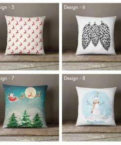 Onlineamericanstore Christmas Pillow Cover Collection Decorative Pillow Cases Gifts Christmas Decorations Cover Sets Christmas Gifts