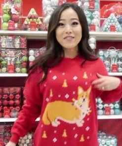 Onlineamericanstore Corgi Ugly Christmas Sweater, Cute Christmas Gift For Dog Lovers, Funny Corgi Dog Sweaters For Women And Men