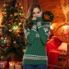 Onlineamericanstore Ugly Christmas Sweater For Women • Funny Christmas Jumper, Sweaters Casual Long Sleeve, O Neck, Deer, Toddler Youth Adult, Winter Tops,gift Christmas Women Clothing 2 Onlineamericanstore Ugly Christmas Sweater For Women • Funny Christmas Jumper, Sweaters Casual Long Sleeve, O Neck, Deer, Toddler Youth Adult, Winter Tops,gift Christmas Women Clothing
