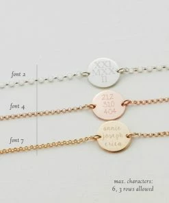 Onlineamericanstore Custom Name Accessories Custom Name Bracelet • Kids Name Bracelet • Personalized Disc Bracelet • Friendship Bracelet • Bestfriend Gift • Gifts For Mom • Sister Gift
