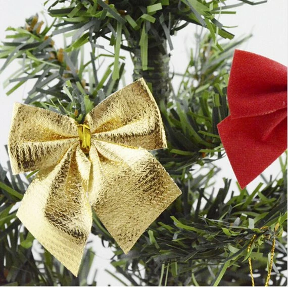 Onlineamericanstore Christmas Decorations 12PCS Pretty Bow Xmas Ornament Christmas Tree Decoration Festival Party Home Bowknots Baubles Baubles New Year Decoration 6 Onlineamericanstore Christmas Decorations 12PCS Pretty Bow Xmas Ornament Christmas Tree Decoration Festival Party Home Bowknots Baubles Baubles New Year Decoration