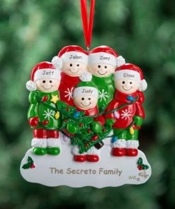 Onlineamericanstore Christmas Ornaments Family Of 5 Penguin Family Delicate Cute Funny Christmas Gift Personalize Christmas Ornament Five Christmas Ornament