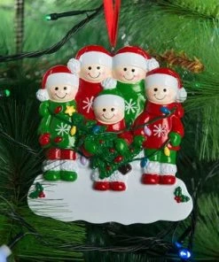 Onlineamericanstore Christmas Ornaments Family Of 5 Penguin Family Delicate Cute Funny Christmas Gift Personalize Christmas Ornament Five Christmas Ornament