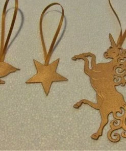 Onlineamericanstore Christmas Ornaments Christmas Tree Decorations, Rose Gold, Environmentally Friendly, Pack Of 5, Custom Colours