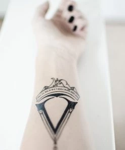 Onlineamericanstore We Are Who We Choose To Be Temporary Tattoo