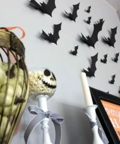 Shopfluff Halloween Decorations Black Bat Halloween Card Stock Cut-outs - 30 Pieces 8 Shopfluff Halloween Decorations Black Bat Halloween Card Stock Cut-outs - 30 Pieces