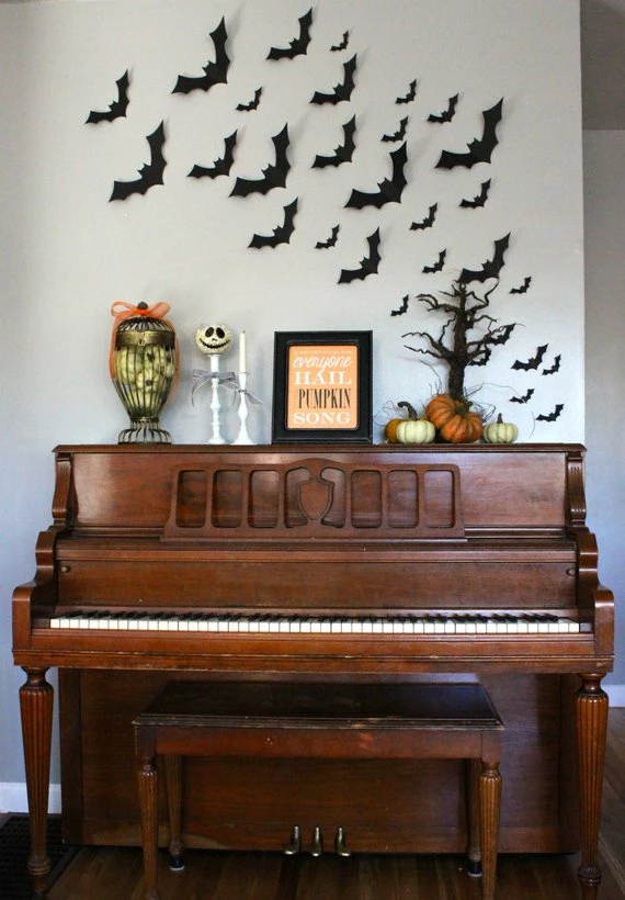 Shopfluff Halloween Decorations Black Bat Halloween Card Stock Cut-outs - 30 Pieces 3 Shopfluff Halloween Decorations Black Bat Halloween Card Stock Cut-outs - 30 Pieces